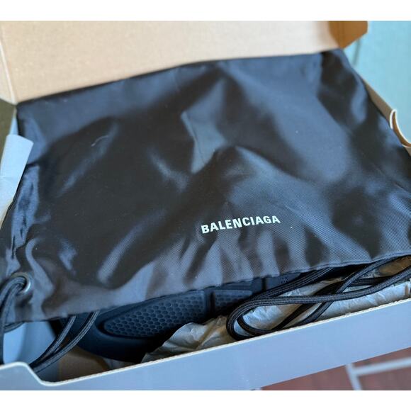 NEW Balenciaga \'Speed Graffiti\' Sock Sneakers Gray Mens 13 MSRP $895